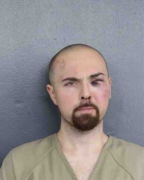Booking photograph for BAKER, JAMES