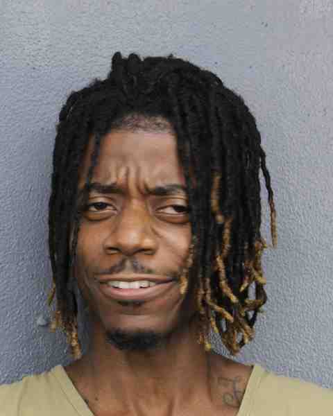 Booking photograph for DERILUS, KEVIN